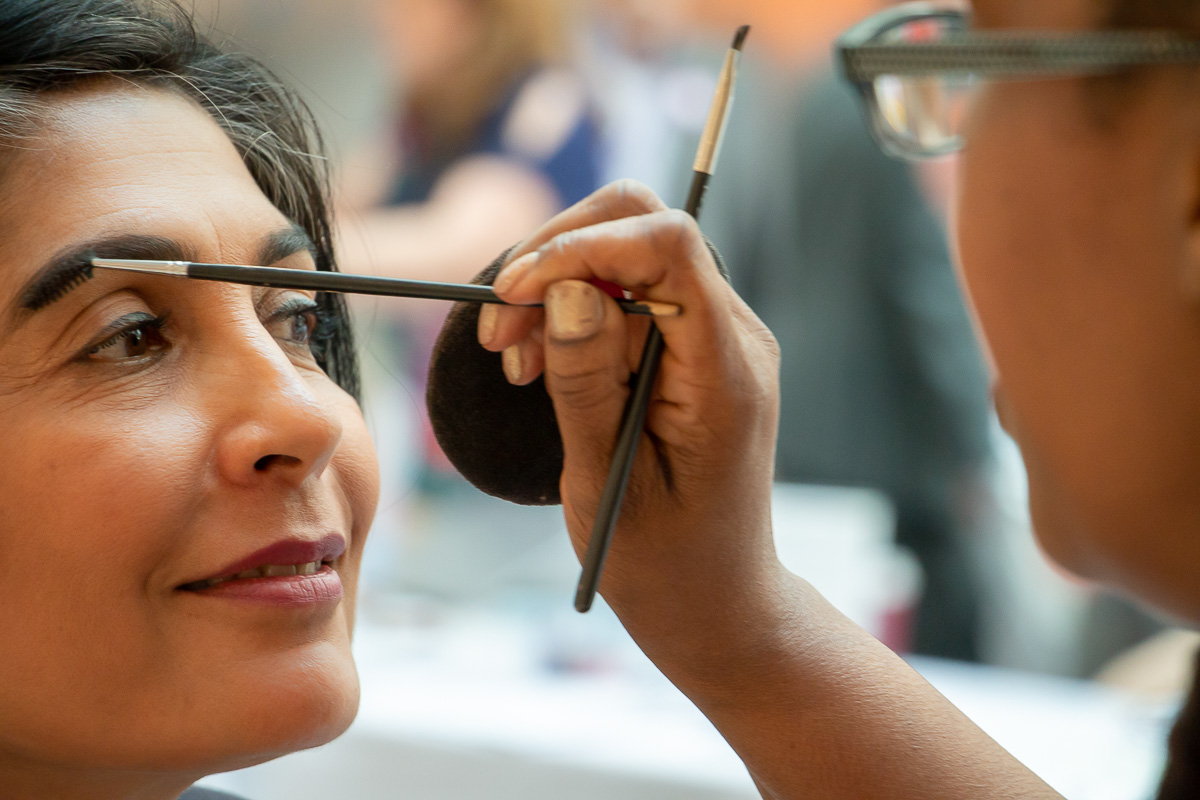 Makeup for professional headshots